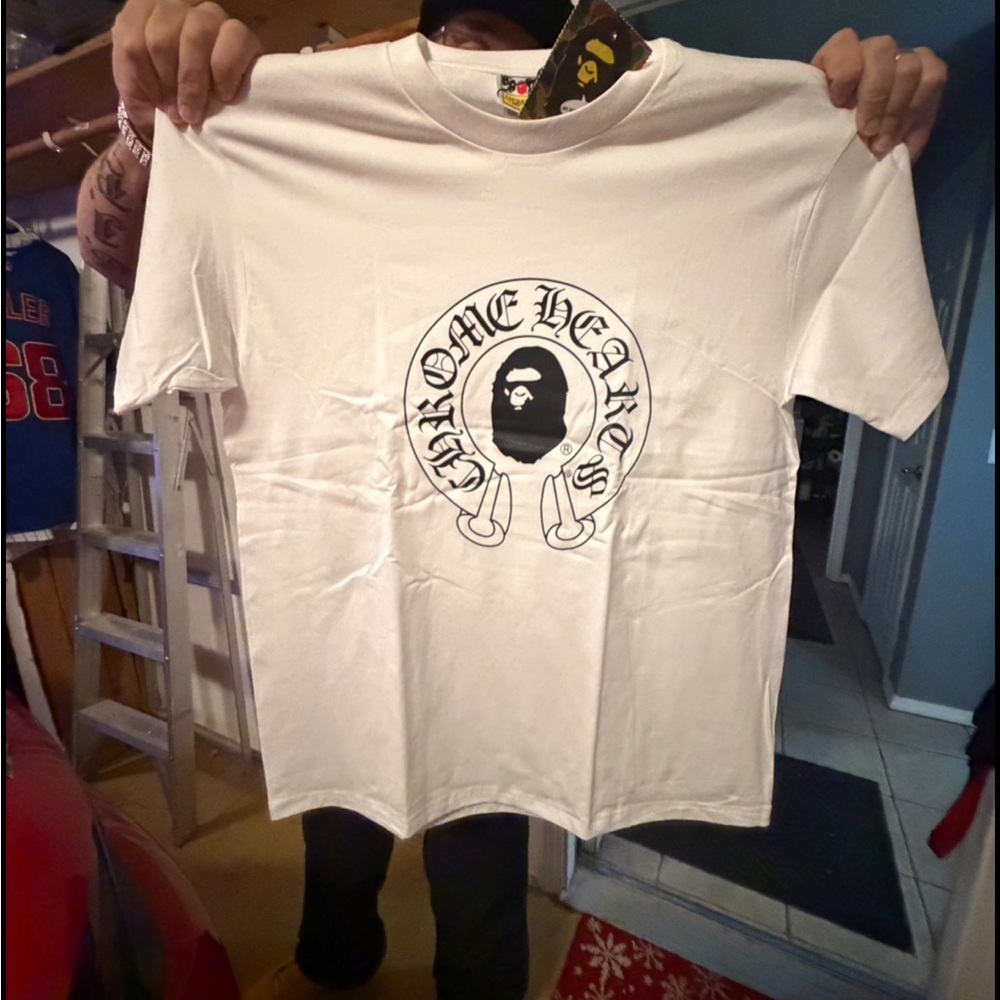 Chrome hearts bape tshirt nwt mens xl